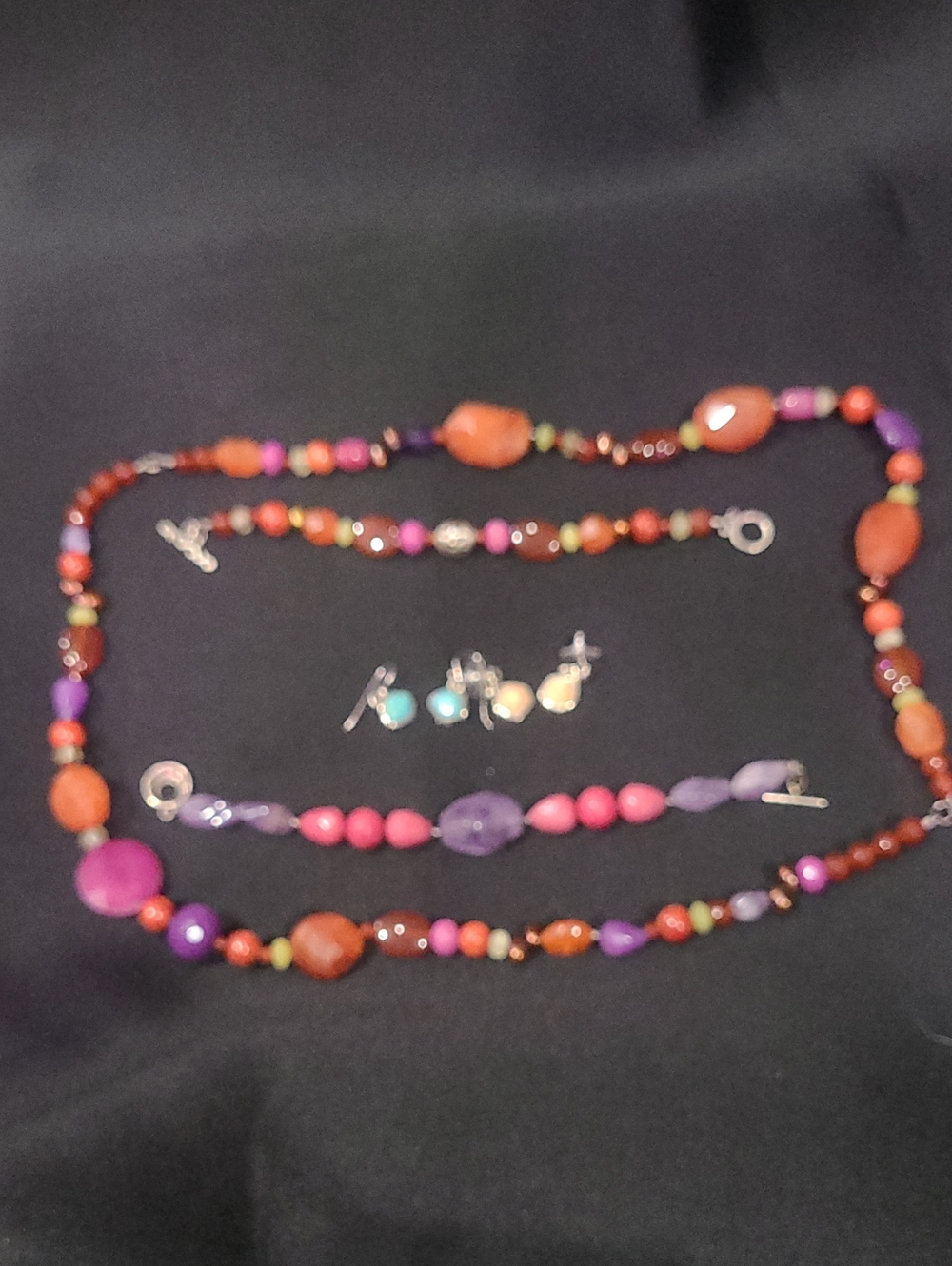 Barse Sterling Silver And Genuine Stones, SET